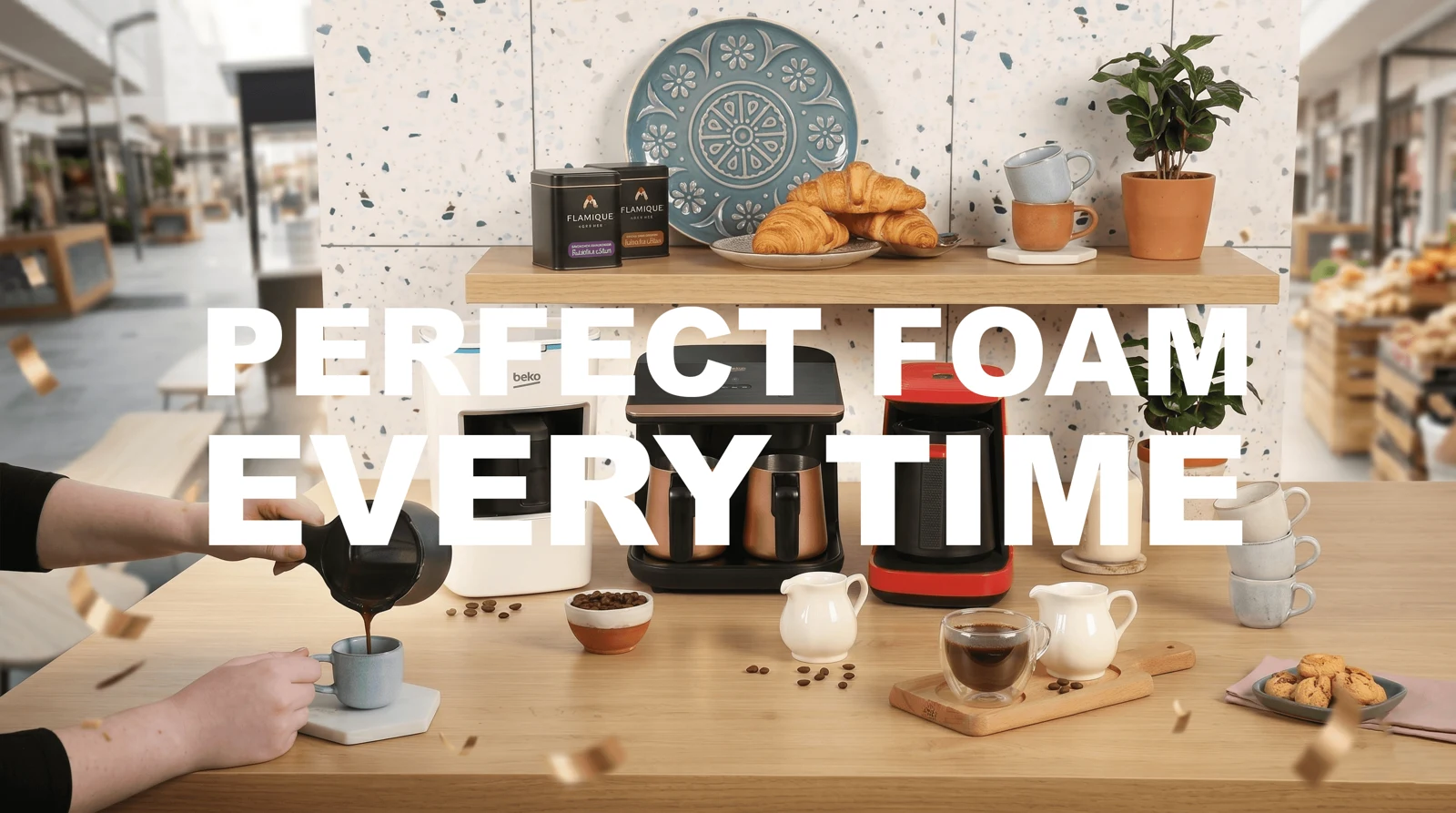 Original portfolio artwork for Perfect Foam. A Product Launch Built on a Ritual.